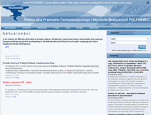 Tablet Screenshot of polfarmed.pl